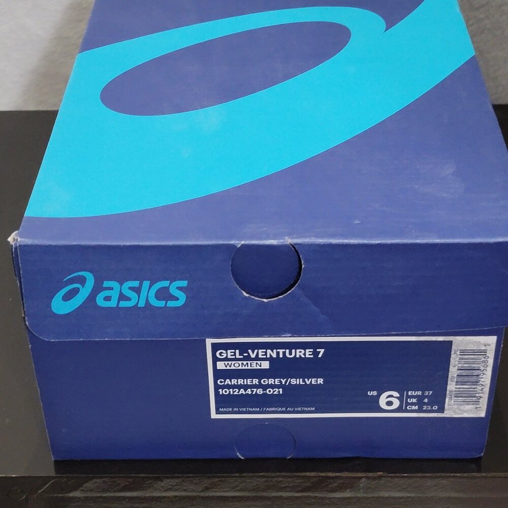Asics Gel-Venture 7 Women's Running Sneaker Carrier Grey/Silver US 6